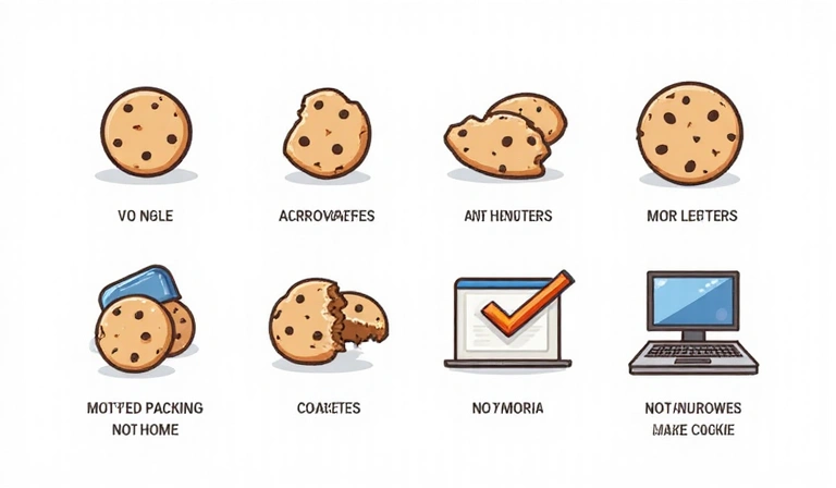 Différents types de cookies expliqués visuellement